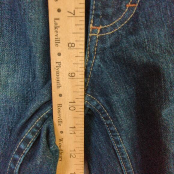 Kimes Ranch Jeans Mens 31x40 Blue Dillon Distressed Western - Picture 6 of 10